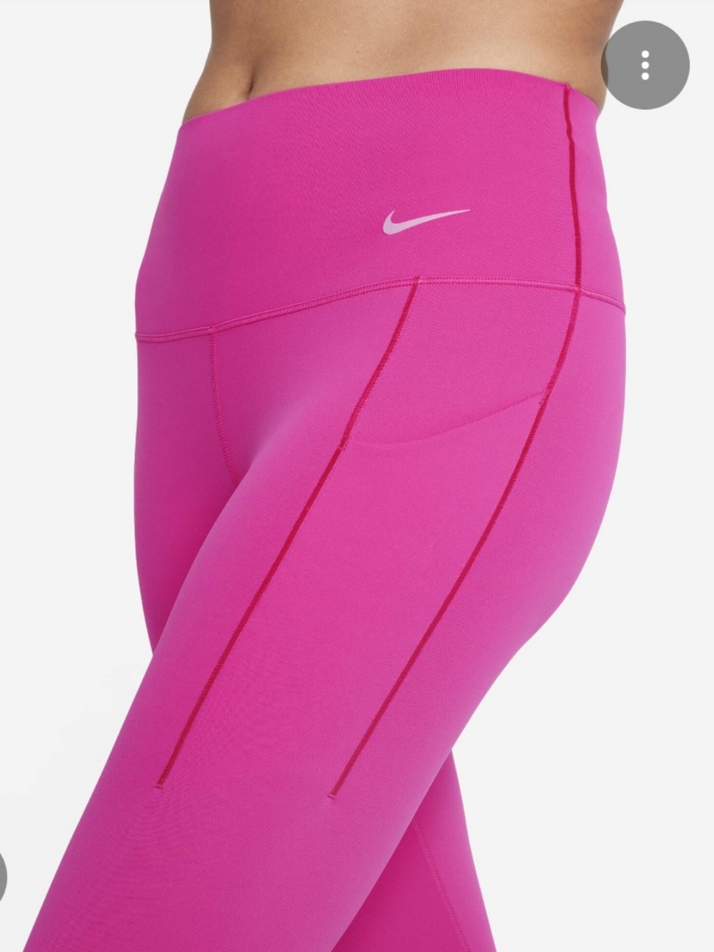 Nike Universa High-Waisted 7/8 Leggings Fireberry Pink XS